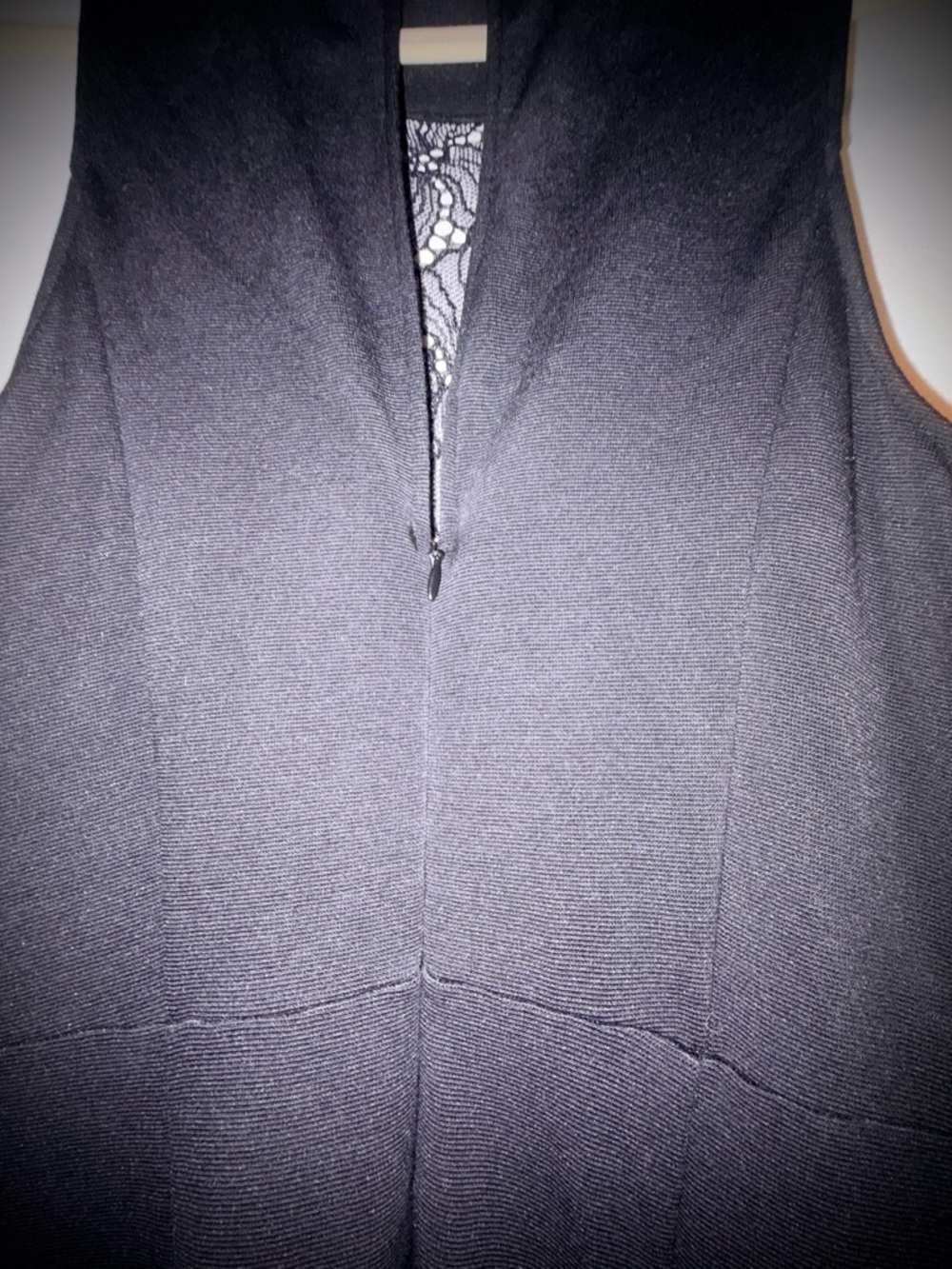 Anthropologie Black Asymmetric Midi Dress - Picture 8 of 13